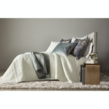 O&amp;O by Olivia &amp; Oliver&trade; Floral Garden Throw Pillow in Seaglass. View a larger version of this product image.