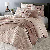 O&amp;O by Olivia &amp; Oliver&trade; Waffle Dobby European Throw Pillow in Blush