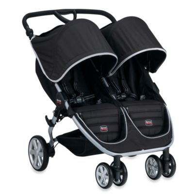 britax b agile double with car seat