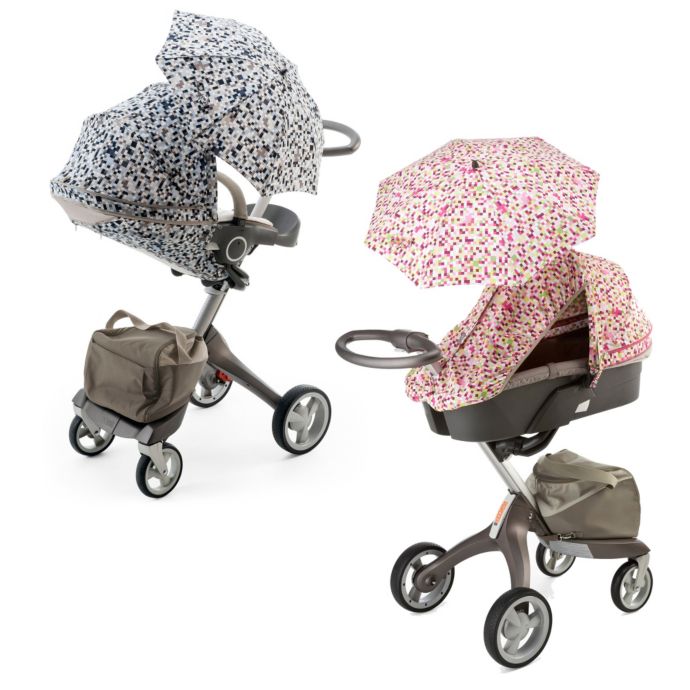 small folding double pushchair