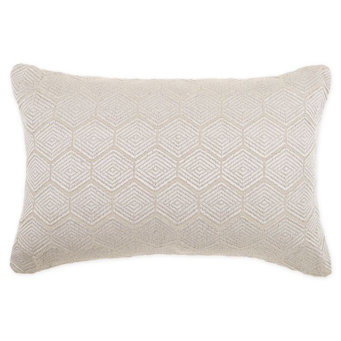 O&O by Olivia & Oliver™ Rozzano Oblong Throw Pillow in Blush | Bed Bath ...
