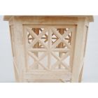 Alternate image 4 for Global Caravan&trade; Khilana Carved Wooden Tea Table in White Wash