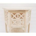 Alternate image 6 for Global Caravan&trade; Khilana Carved Wooden Tea Table in White Wash