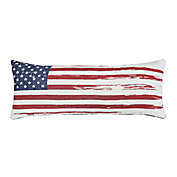 Bee &amp; Willow&trade; Home Flag Oblong Throw Pillow in Red/White/Blue