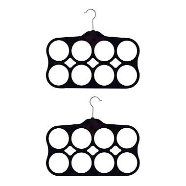 ORG Scarf Hanger in Black (Set of 2). View a larger version of this product image.