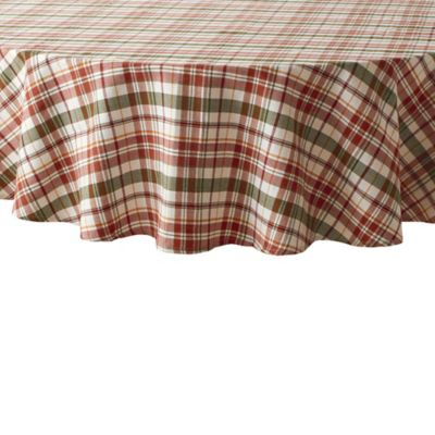 fall round tablecloth