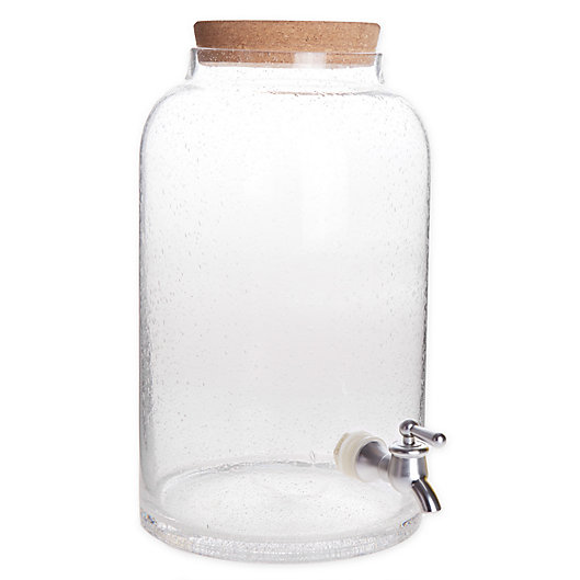Alternate image 1 for Bee & Willow™ 1.75-Gallon Clear Bubble Glass Drink Dispenser