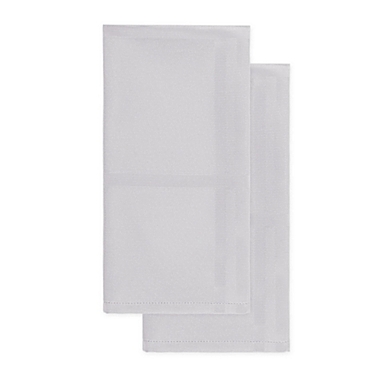 Wamsutta&reg; Solid Napkins in Fog (Set of 2). View a larger version of this product image.