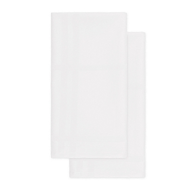 Wamsutta&reg; Solid Napkins in White (Set of 2). View a larger version of this product image.