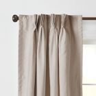 Alternate image 1 for Wamsutta&reg; Vintage Manteux 95-Inch Pinch Pleat Window Curtain Panel in Grey (Single)