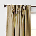 Alternate image 1 for Wamsutta&reg; Vintage Manteux Viscose Silk Pinch Pleat Room Darkening Window Curtain Panel (Single)