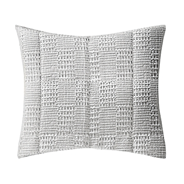 Bee &amp; Willow&trade; Waffle Patchwork European Pillow Sham in Lunar Rock. View a larger version of this product image.