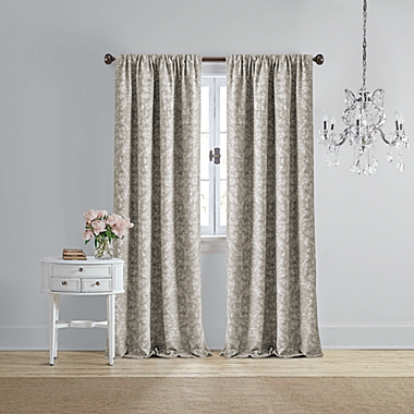 Wamsutta&reg; Vintage Michelet 63-Inch Room Darkening Curtain Panel in Mooncricket (Single). View a larger version of this product image.