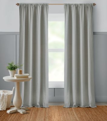 Bee &amp; Willow&trade; Dotted Lines Room Darkening Window Curtain Panel (Single)