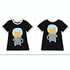 Alternate image 0 for Doodle Pants&reg; Size 18M Space Cat Shirt in Black