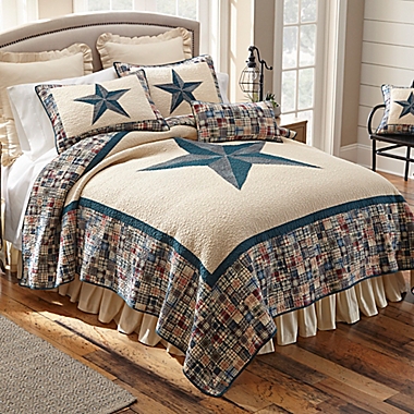 Donna Sharp&reg; Austin Star King Quilt in Beige. View a larger version of this product image.