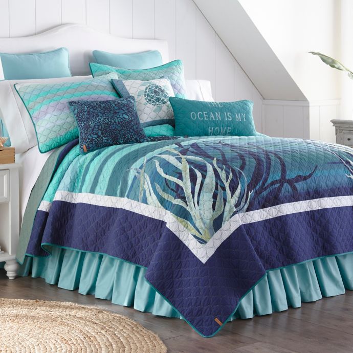 Donna Sharp Summer Surf Quilt In Blue Bed Bath Beyond