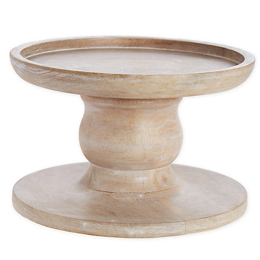 Alternate image 1 for Bee & Willow™ Home Mango Wood Drink Dispenser Base in White Wash