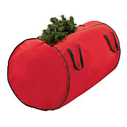 Winter Wonderland Holiday Deluxe 58" Tree Storage Bag in Red/Green