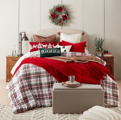 cot bed xmas bedding