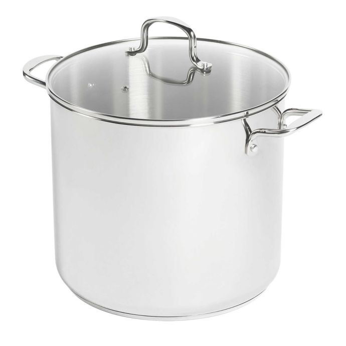 SALT™ 20 qt. Stainless Steel Covered Stock Pot | Bed Bath and Beyond Canada