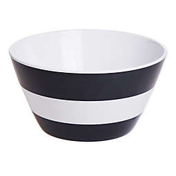 W Home™ Cabana Melamine Salad Bowl in Black/White