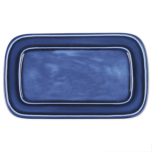 Alternate image 1 for Bee & Willow™ Rectangular Platter in Blue