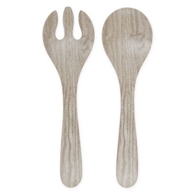 Bee &amp; Willow&trade; Faux Wood 2-Piece Serving Utensils Set