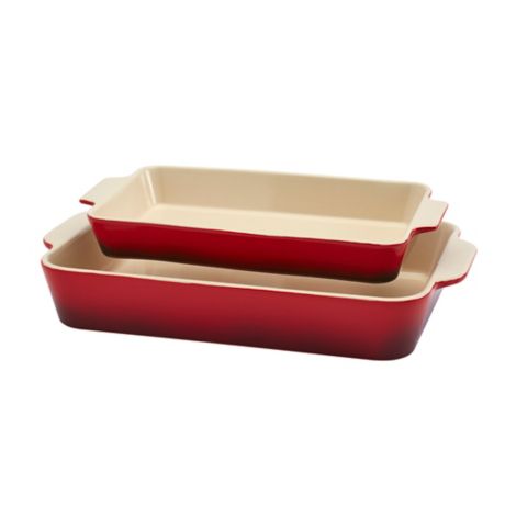 Artisanal Kitchen Supply® 2-Piece Ceramic Rectangular Baker Set of 2