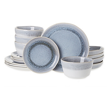 Bee & Willow&trade; Weston 16-Piece Dinnerware Set in Fog. View a larger version of this product image.