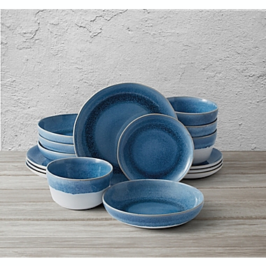 Bee &amp; Willow&trade; Weston 16-Piece Dinnerware Set in Sailor Blue. View a larger version of this product image.