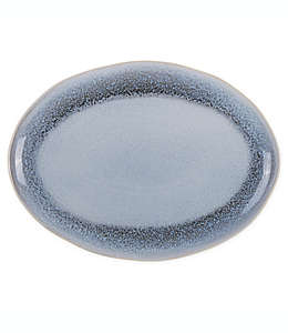 Platón de cerámica Bee & Willow™ Home Weston ovalado color gris niebla