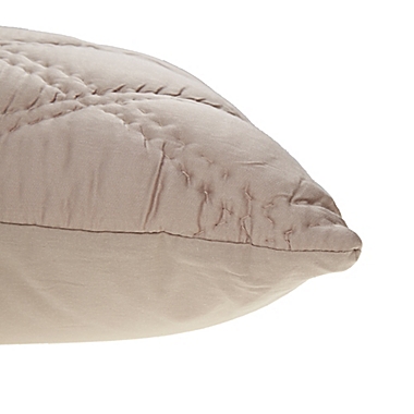 Wamsutta&reg; Vintage Doubled Diamonds Square Throw Pillow in Dove. View a larger version of this product image.