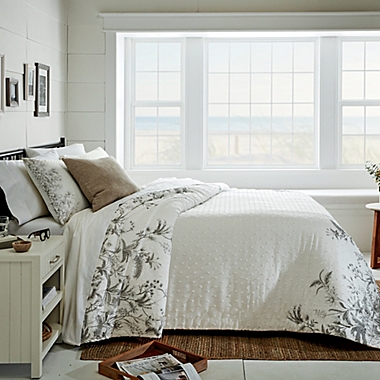 Bee &amp; Willow&trade; Gardens 3-Piece King Comforter Set in Khaki/Grey. View a larger version of this product image.