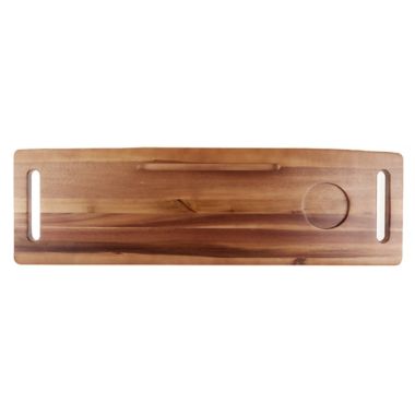 Haven&trade; Acacia Wood Tub Tray. View a larger version of this product image.