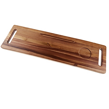 Haven&trade; Acacia Wood Tub Tray. View a larger version of this product image.