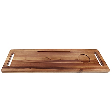 Haven&trade; Acacia Wood Tub Tray. View a larger version of this product image.