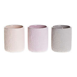 Bee & Willow™ Home Silver Peony 3.5 oz. Spring Glass Candles (Set of 3)