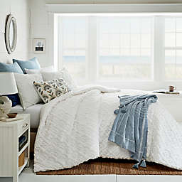 Bee & Willow™ Home Woven Diamonds 3-Piece Full/Queen Comforter Set in White