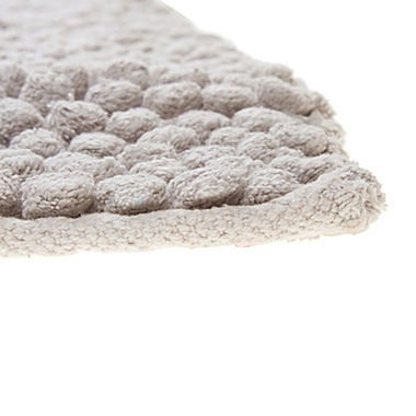 Haven&trade; Pebble 21&quot; x 34&quot; Bath Rug in Harbor Mist Grey. View a larger version of this product image.