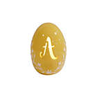 Alternate image 1 for LED Monogram Ceramic Easter Egg in Yellow