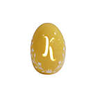 Alternate image 4 for LED Monogram Ceramic Easter Egg in Yellow
