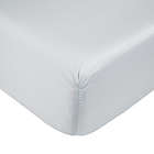 Alternate image 0 for Nestwell&trade; Cotton Percale 400-Thread-Count Twin Fitted Sheet in Illusion Blue
