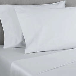 Nestwell™ Cotton Percale 400-Thread-Count Standard/Queen Pillowcase Set in Illusion Blue