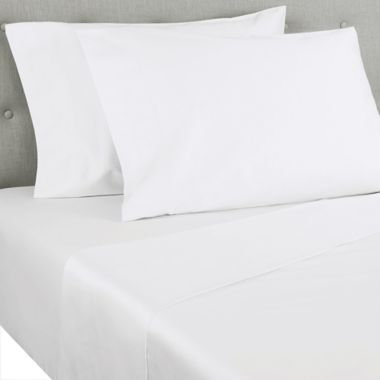 Nestwell&trade; Ultimate Percale 400-Thread-Count Twin XL Flat Sheet. View a larger version of this product image.