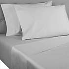 Alternate image 0 for Nestwell&trade; Cotton Percale 400-Thread-Count Twin Flat Sheet in Lunar Rock