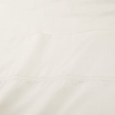 Nestwell&trade; Ultimate Percale 400-Thread-Count Twin XL Flat Sheet in Egret. View a larger version of this product image.