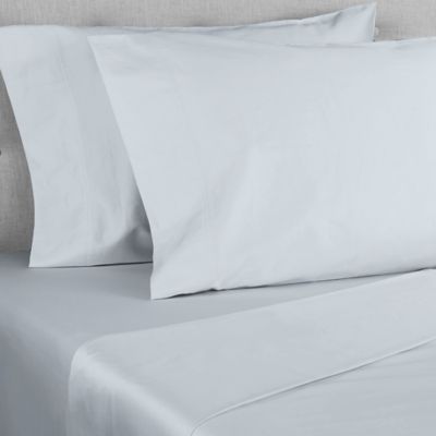Nestwell&trade; Pima Cotton Sateen 500-Thread-Count King Pillowcase Set in Blue Fog