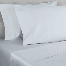 $100 NIP HUDSON PARK COLLECTION SHADOW STRIPE PILLOW SHAM EURO GRAY PIMA COTTON 