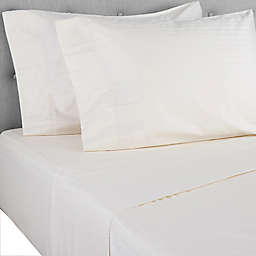 Nestwell™ Pima Cotton 500-Thread-Count Queen Sheet Set in Birch Stripe